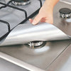 Image of Hot Sale 4Pcs Reusable Foil Gas Hob Range Stovetop Burner Protector Liner Cover For Cleaning Kitchen Tools