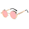 Image of Metal Round Steampunk Sunglasses Men Women Fashion Glasses Brand Designer Retro Frame Vintage Sunglasses High Quality UV400