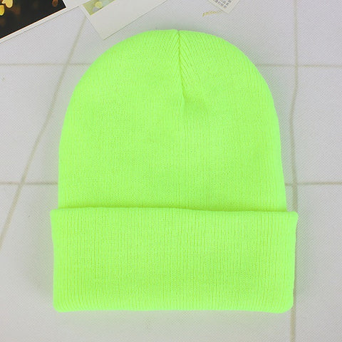 2018 Winter Hats for Woman New Beanies Knitted Solid Cute Hat Girls Autumn Female Beanie Caps Warmer Bonnet Ladies Casual Cap